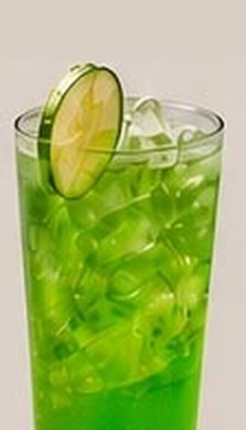 Cucumber Ade with cucumber slice
